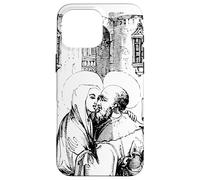 Carcasa para iPhone 16 Pro MAX Puerta de San Joaquín y Ana, Arte católico Vintage Tradicional