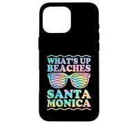 Carcasa para iPhone 16 Pro MAX Qué Pasa Playas Santa Mónica California