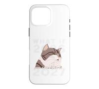 Carcasa para iPhone 16 Pro MAX ¿Qué pasaría si 2026 Fuera Solo un Trailer para 2027? Meme de Gato Divertido