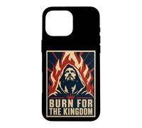 Carcasa para iPhone 16 Pro MAX Quemar por el Reino Renacimiento Cristiano del Fuego
