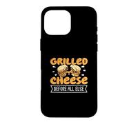 Carcasa para iPhone 16 Pro MAX Queso a la Parrilla Antes Que Nada Amantes Divertidos del sándwich de Queso