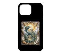 Carcasa para iPhone 16 Pro MAX Quetzalcóatl Dios Azteca Mitología Myan Inca Christian Floral