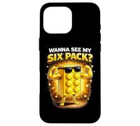 Carcasa para iPhone 16 Pro MAX ¿Quieres Ver mi Six Pack Bricks Lover Master Builder Divertido?