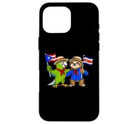 Carcasa para iPhone 16 Pro MAX Raíces Puertorriqueñas-Costarricenses Bandera Puerto Rico