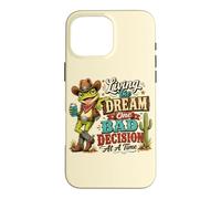Carcasa para iPhone 16 Pro MAX Rana Vaquera Divertida: Vive el Sueño con Humor