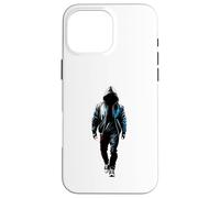 Carcasa para iPhone 16 Pro MAX Rapero Hip Hop Sudadera con Capucha Old School Rap