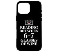Carcasa para iPhone 16 Pro MAX Read Between The Wines 6 7 Reading 6-7 Just One More Chapter