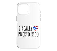 Carcasa para iPhone 16 Pro MAX Realmente Amo Puerto Rico