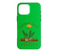 Carcasa para iPhone 16 Pro MAX Recolector de Diente de león de Ensalada Urbana de forraje en la acera