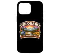 Carcasa para iPhone 16 Pro MAX Recuerdos para visitantes de Recuerdo del Centenario del Estado de Colorado