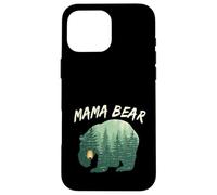 Carcasa para iPhone 16 Pro MAX Regalo Mama Bear In The Woods Mother Regalo para mamá