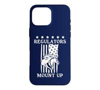 Carcasa para iPhone 16 Pro MAX Regulators Mount Up 4th of July Patriotic US American Flag