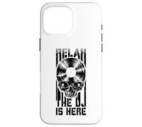 Carcasa para iPhone 16 Pro MAX Relax The DJ Is Here, Amante de los Discos de Vinilo Gothic Skull LP
