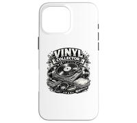 Carcasa para iPhone 16 Pro MAX Reproductor de Discos de Vinilo Retro Tocadiscos música