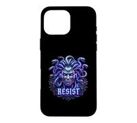 Carcasa para iPhone 16 Pro MAX Resistir Cyberpunk Medusa AI Hacker Rebel Future
