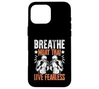 Carcasa para iPhone 16 Pro MAX Respira Muay Thai Live Fearless Muay Thai