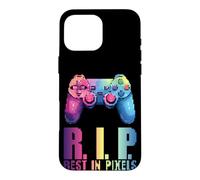 Carcasa para iPhone 16 Pro MAX Rest in Pixels - Gamer Merch - für Sie und Ihn
