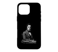 Carcasa para iPhone 16 Pro MAX Retrato de Compositor de Piano clásico Frédéric Chopin