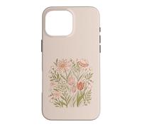 Carcasa para iPhone 16 Pro MAX Retro Animal Print Wildflower Flowers Boho Floral Aesthetic