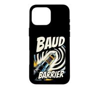 Carcasa para iPhone 16 Pro MAX Retro Computer Baud Barrier Vintage Dial Up Modem Graphic
