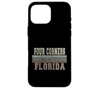 Carcasa para iPhone 16 Pro MAX Retro Four Corners Florida