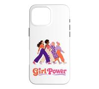 Carcasa para iPhone 16 Pro MAX Retro Girl Power Pink Diverse Women Inclusion Groovy 70s
