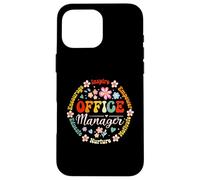 Carcasa para iPhone 16 Pro MAX Retro Office Manager Appreciation - Cute School Admin Staff