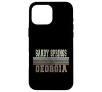 Carcasa para iPhone 16 Pro MAX Retro Sandy Springs, Georgia