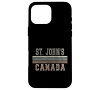 Carcasa para iPhone 16 Pro MAX Retro St. John's Canadá