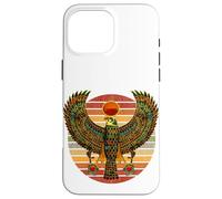 Carcasa para iPhone 16 Pro MAX Retro Vintage Horus Antiguo Falcon Egipcio Jeroglífico