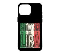 Carcasa para iPhone 16 Pro MAX Ridateci La Lira Nostalgia Italiana Prima Repubblica