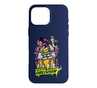 Carcasa para iPhone 16 Pro MAX Riff Raff Letra Magenta Hello To Oblivion Super Heroes