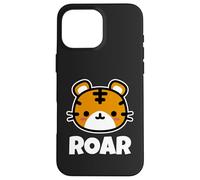 Carcasa para iPhone 16 Pro MAX Roar Funny Kawaii Wild Animal Selva Safari Lindo Tigre