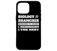 Carcasa para iPhone 16 Pro MAX Ropa Divertida de microbiología: el Mejor diseño de microbiólogos