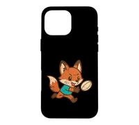 Carcasa para iPhone 16 Pro MAX Rugby Fox Pass Dibujos Animados