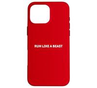 Carcasa para iPhone 16 Pro MAX Run Like A Beast - Urban Minimalist Streetwear Graphic tee