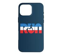 Carcasa para iPhone 16 Pro MAX Run Vintage Red White & Blue Retro Runner Graphic
