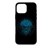 Carcasa para iPhone 16 Pro MAX Runas de Walhalla Odin Vegvisir Mitología nórdica Vikingo