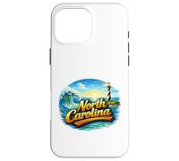 Carcasa para iPhone 16 Pro MAX Salida del Sol del Faro costero de Outer Banks