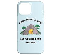 Carcasa para iPhone 16 Pro MAX Saliendo de mi Cueva y he Estado Haciendo una Buena canción