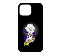 Carcasa para iPhone 16 Pro MAX Salvemos a Ucrania, detengamos a Rusia, detengamos la Guerra en Ucrania