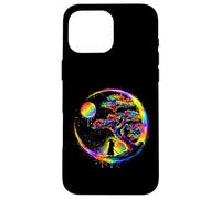 Carcasa para iPhone 16 Pro MAX Samurai Silueta Árbol Luna Arte Japonés Ilustración