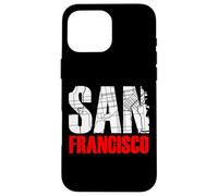 Carcasa para iPhone 16 Pro MAX San Francisco California Graphic Map T-Shirt, San Francisco
