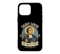 Carcasa para iPhone 16 Pro MAX San Luis de Montfort Verdadera Devoción a María Santa Católica