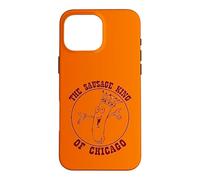 Carcasa para iPhone 16 Pro MAX Sausage King Chicago Foodie - Ventilador de pie para Perros Calientes