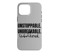 Carcasa para iPhone 16 Pro MAX SÉ IMPARABLE, IRROMPIBLE, SIN MOLESTIAS