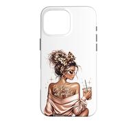 Carcasa para iPhone 16 Pro MAX Sé Real, motivación inspiradora Positiva para Mujer