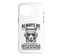 Carcasa para iPhone 16 Pro MAX Sé un Perro Perdiguero de peaje de Pato de Nueva Escocia