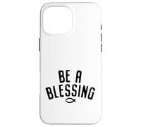 Carcasa para iPhone 16 Pro MAX Sé una bendición, Atleta Cristiano, Valiente, Cristiano