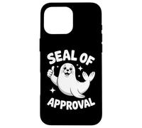 Carcasa para iPhone 16 Pro MAX Seal of Approval Pun Funny Seal